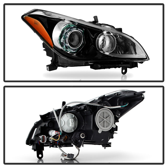 SPYDER Xtune 11-14 Infiniti M37 HID HeadLight w/AFS/RAS/Tech Pkg OE Black Right HD-JH-IM37T11-AFS-BK-R 9950384