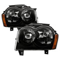 SPYDER Xtune Jeep Grand Cherokee 05-07 Crystal Headlights Black HD-JH-JGC05-AM-BK 9023248