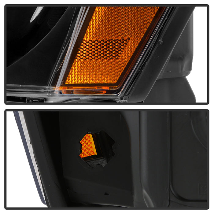 SPYDER Xtune Jeep Grand Cherokee 05-07 Crystal Headlights Black HD-JH-JGC05-AM-BK 9023248