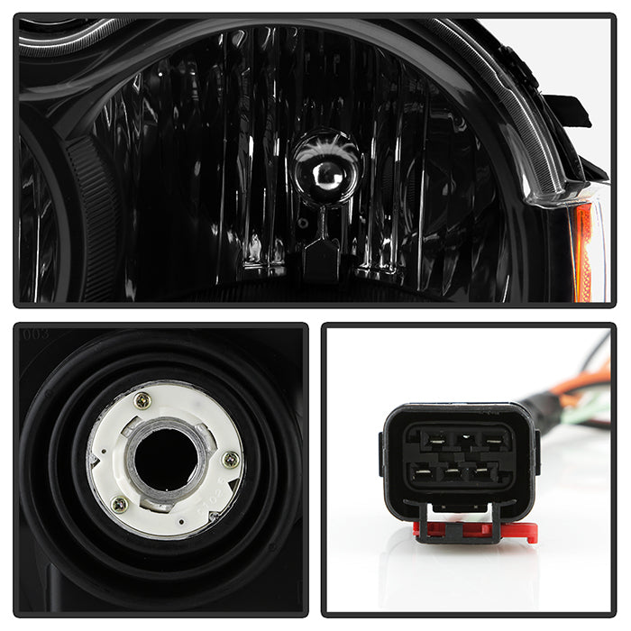 SPYDER Xtune Jeep Grand Cherokee 05-07 Crystal Headlights Black Smoked HD-JH-JGC05-AM-BSM 9033780