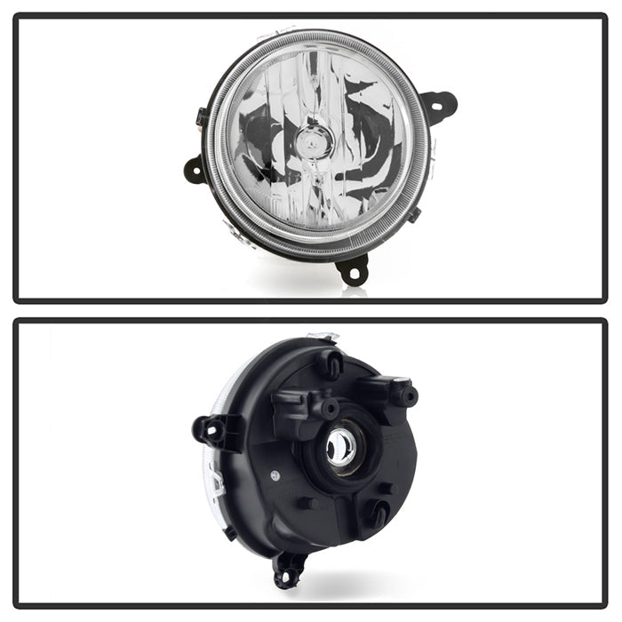 SPYDER xTune 07-17 Jeep Patriot (w/o Auto Leveling Lights) OEM Style Headlights - Chrome (HD-JH-JPA07-OE-C) 9042751