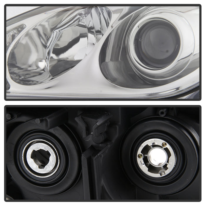 SPYDER xTune 05-06 Lexus ES330 OEM Style Halogen Headlights - Chrome (HD-JH-LES05-OE) 9039010