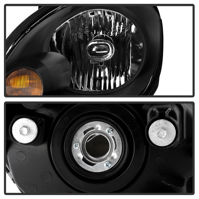 SPYDER Xtune Lexus GS300/GS400/GS430 98-05 Halogen Only Crystal Headlights Black HD-JH-LGS98-BK 9026911