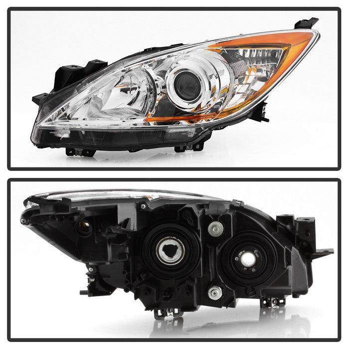 SPYDER xTune 10-13 Mazda3 Halogen Only (Non-HID Model) OEM Style Headlights - Chrome (HD-JH-MAZDA310-AM-C) 9040672