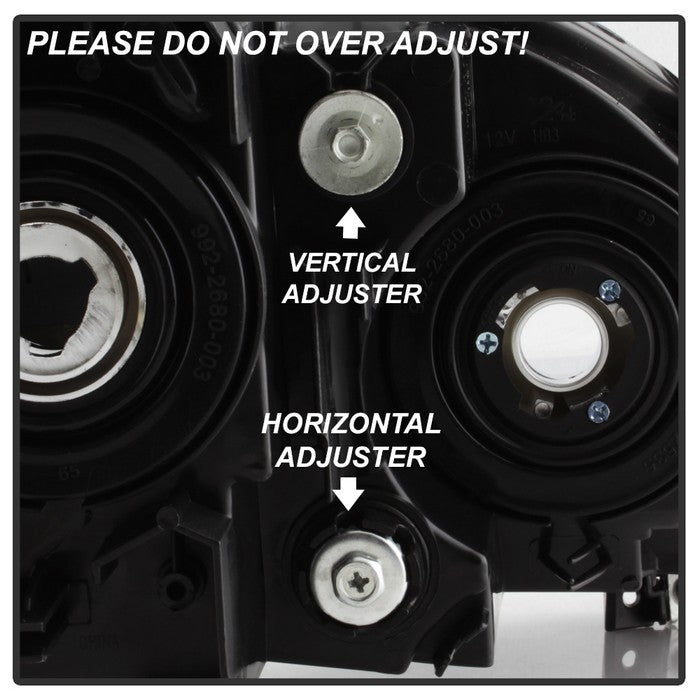 SPYDER xTune 10-13 Mazda3 Halogen Only (Non-HID Model) OEM Style Headlights - Chrome (HD-JH-MAZDA310-AM-C) 9040672