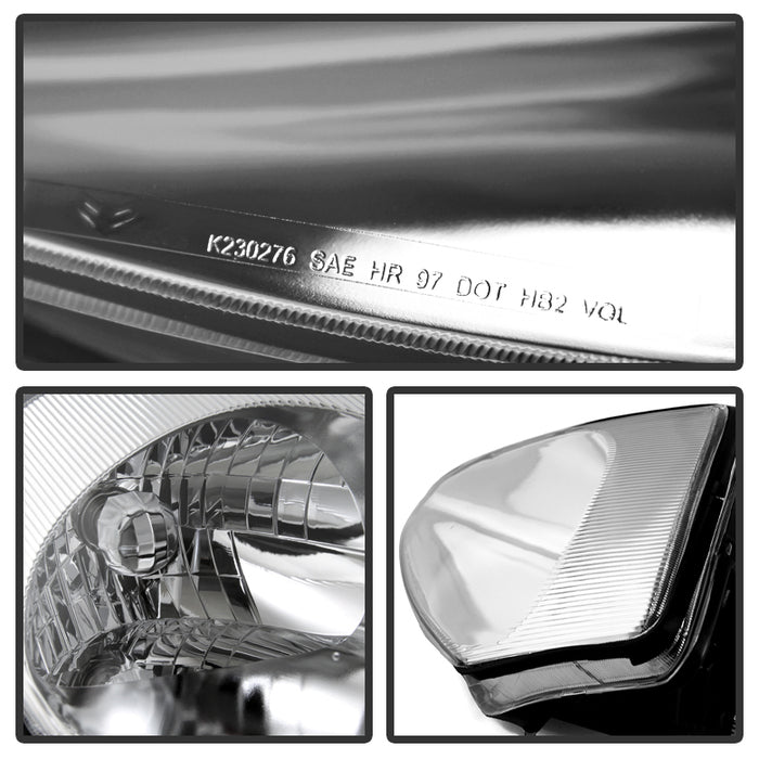 SPYDER Xtune Mitsubishi Eclipse 00-05 Crystal Headlights Chrome HD-JH-ME00-C 9023958