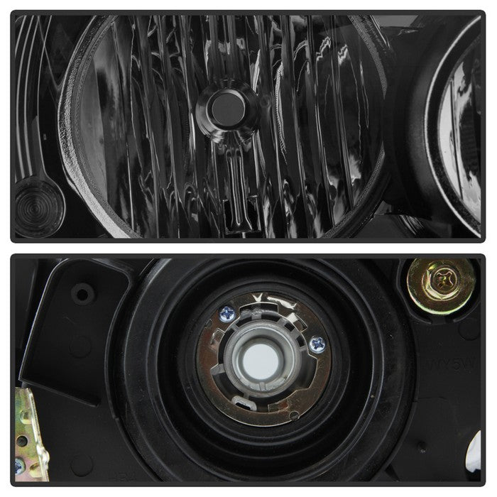 SPYDER xTune Mitsubishi Lancer 08-15 OE Style Headlights - Black Smoke HD-JH-ML08-AM-BSM 9937552