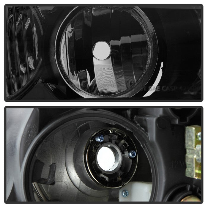 SPYDER xTune Mitsubishi Lancer 08-15 OE Style Headlights - Black Smoke HD-JH-ML08-AM-BSM 9937552