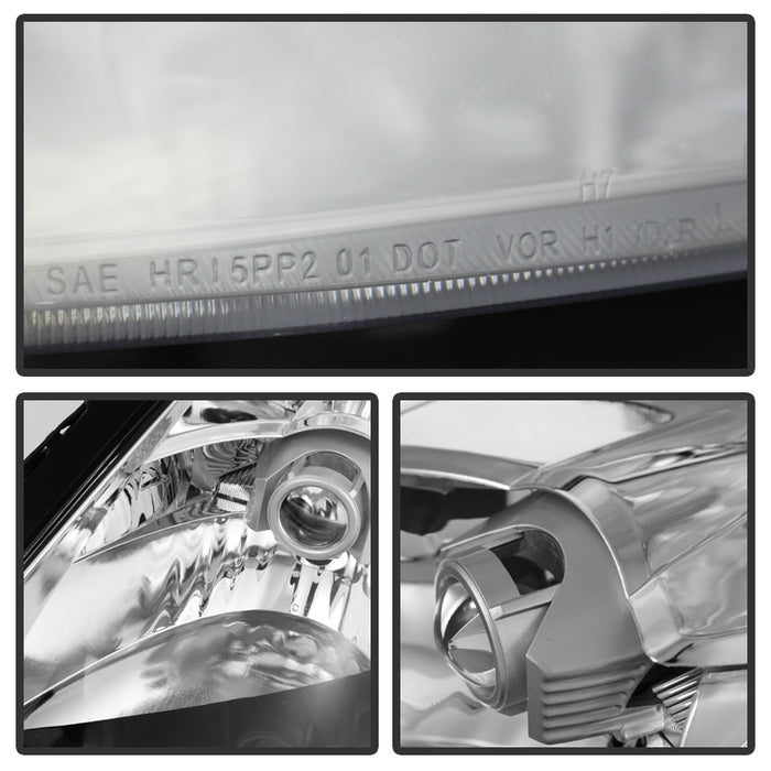 SPYDER Xtune Nissan 350Z 03-05 (Hid Model Only) Crystal Headlights Chrome HD-JH-N350Z-HID-C 9025532
