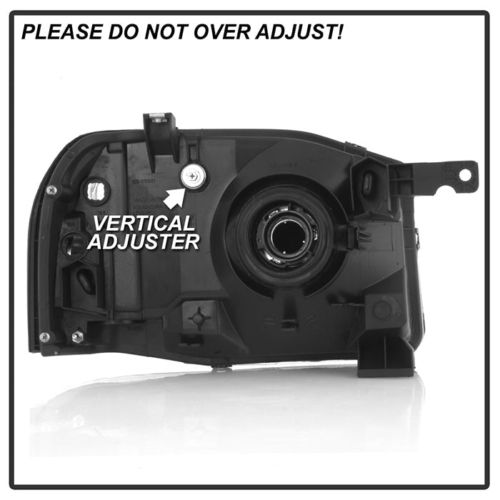 SPYDER xTune 01-04 Nissan Frontier OEM Headlights - Black (HD-JH-NF01-AM-BK) 9042768
