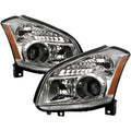 SPYDER Xtune Nissan Maxima (Halogen Only) 07-08 Crystal Headlights Chrome HD-JH-NM07-AM-C 9025556