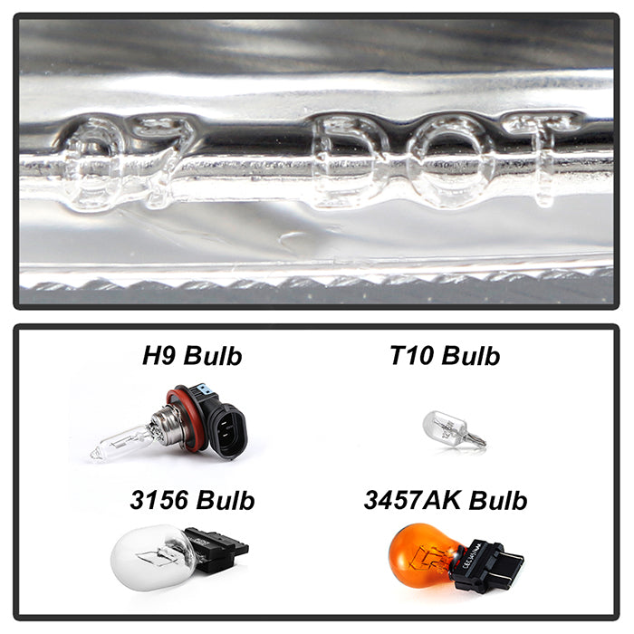SPYDER Xtune Nissan Maxima (Halogen Only) 07-08 Crystal Headlights Chrome HD-JH-NM07-AM-C 9025556