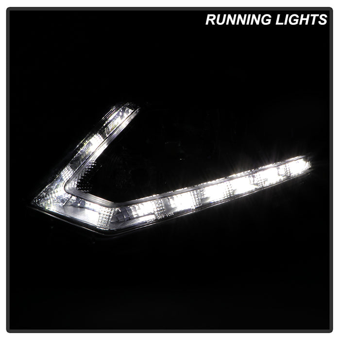 SPYDER xTune 14-16 Nissan Rogue Driver Side Halogen Headlight - OEM Left (HD-JH-NROG14-OE-L) 9044229
