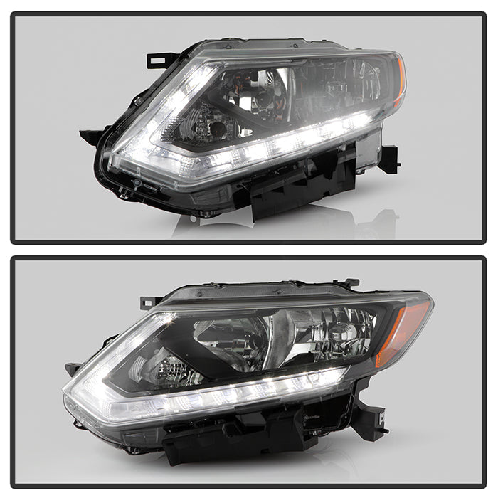 SPYDER xTune 14-16 Nissan Rogue Driver Side Halogen Headlight - OEM Left (HD-JH-NROG14-OE-L) 9044229