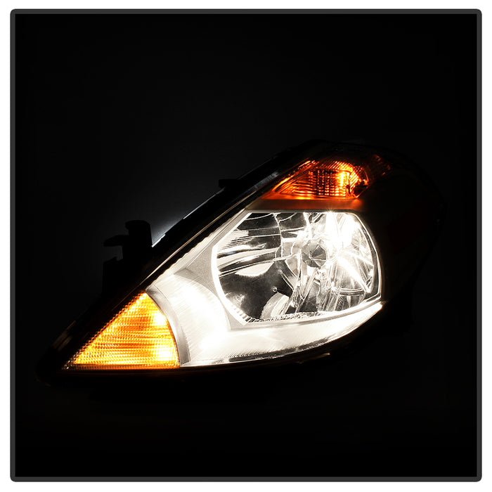 SPYDER Xtune Nissan Versa 07-12 Crystal Headlights Chrome HD-JH-NV07-AM-C 9023620