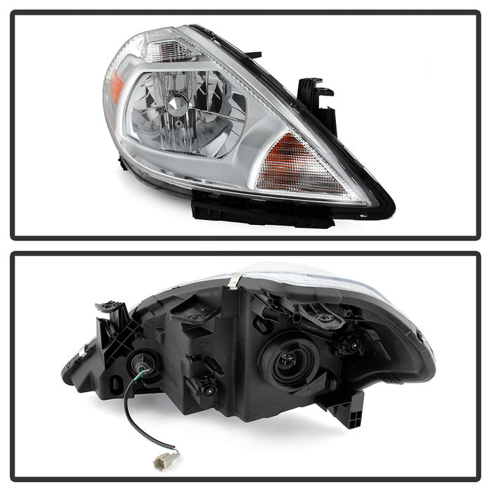 SPYDER xTune 07-12 Nissan Versa Passenger Side Headlight - OEM Right (HD-JH-NV07-OE-R) 9038365