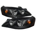 SPYDER Xtune Pontiac G6 05-10 (09-10 Fit w/Amber Turn Signal) Crystal Headlights Black HD-JH-PG605-AM-BK 9023668