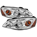SPYDER Xtune Pontiac G6 05-10 (09-10 Fit w/Amber Turn Signal) Crystal Headlights Chrome HD-JH-PG605-AM-C 9023675