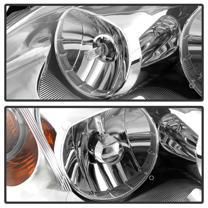 SPYDER Xtune Pontiac G6 05-10 (09-10 Fit w/Amber Turn Signal) Crystal Headlights Chrome HD-JH-PG605-AM-C 9023675