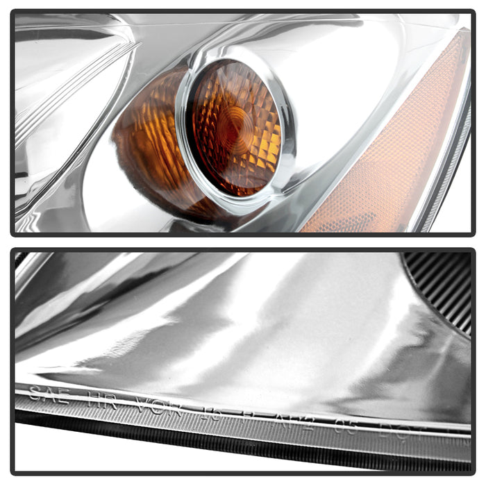 SPYDER Xtune Pontiac G6 05-10 (09-10 Fit w/Amber Turn Signal) Crystal Headlights Chrome HD-JH-PG605-AM-C 9023675