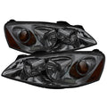 SPYDER Xtune Pontiac G6 05-10 (09-10 Fit w/Amber Turn Signal) Crystal Headlights Smoke HD-JH-PG605-AM-SM 9023682
