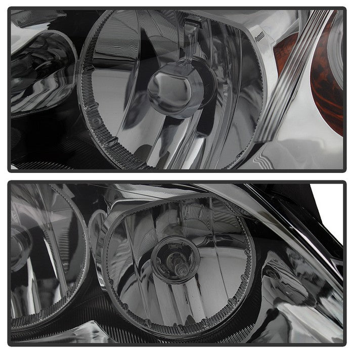 SPYDER Xtune Pontiac G6 05-10 (09-10 Fit w/Amber Turn Signal) Crystal Headlights Smoke HD-JH-PG605-AM-SM 9023682
