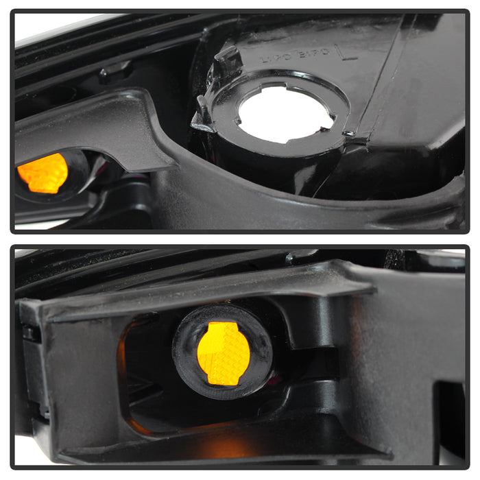SPYDER Xtune Pontiac Grand Prix 97-03 Crystal Headlights w/ Amber Corner Lights HD-JH-PGPRIX-SET-AM-BK 9023347