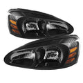 SPYDER Xtune Pontiac Grand Prix 04-08 Crystal Headlights Black HD-JH-PGPRIX04-AM-BK 9023637