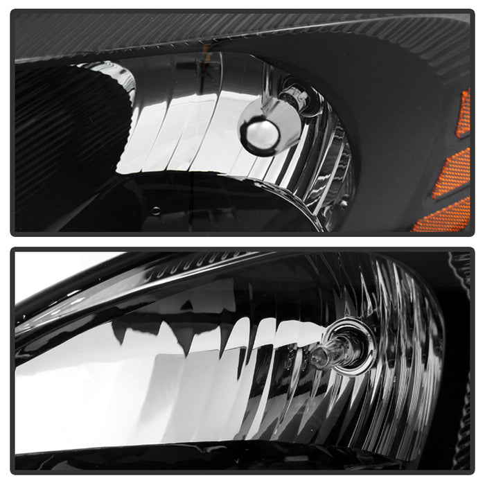 SPYDER Xtune Pontiac Grand Prix 04-08 Crystal Headlights Black HD-JH-PGPRIX04-AM-BK 9023637