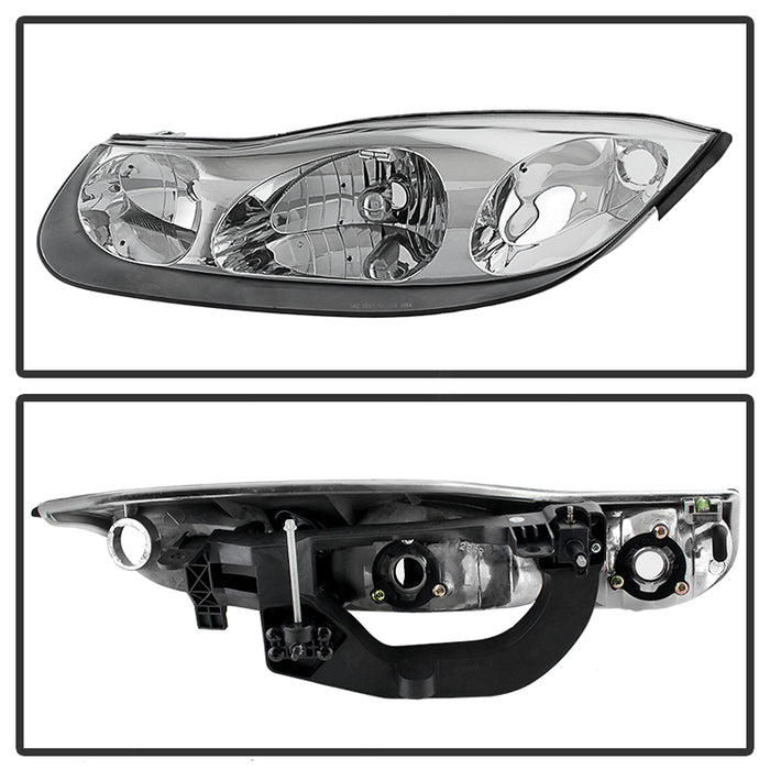 SPYDER Xtune Satun Sc Series Coupe 2001-2002 OEM Style Headlights Chrome HD-JH-SASC-01-C 9029721