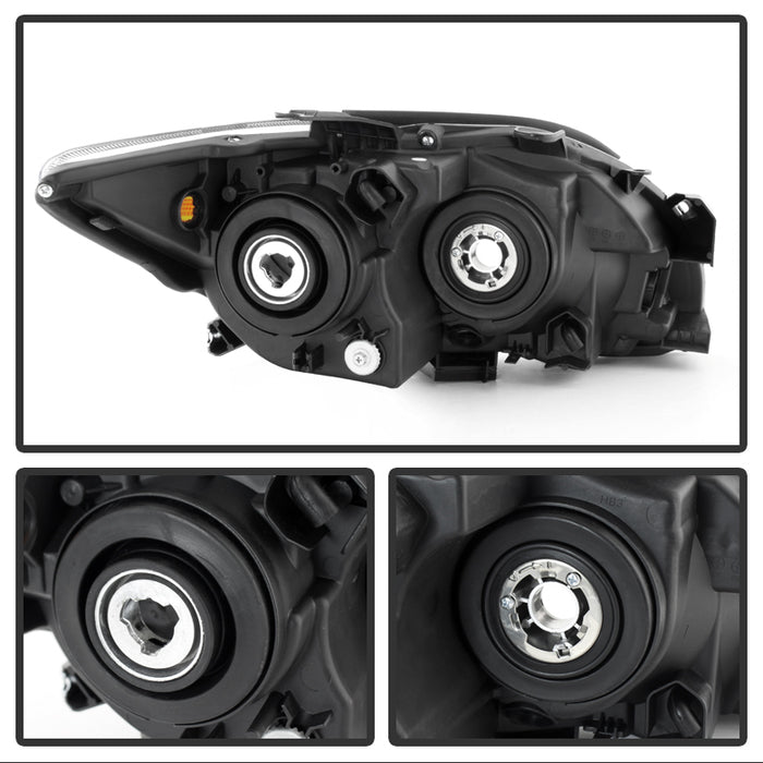 SPYDER Xtune Scion Tc 08-10 Crystal Headlights Black HD-JH-STC08-AM-BK 9023354