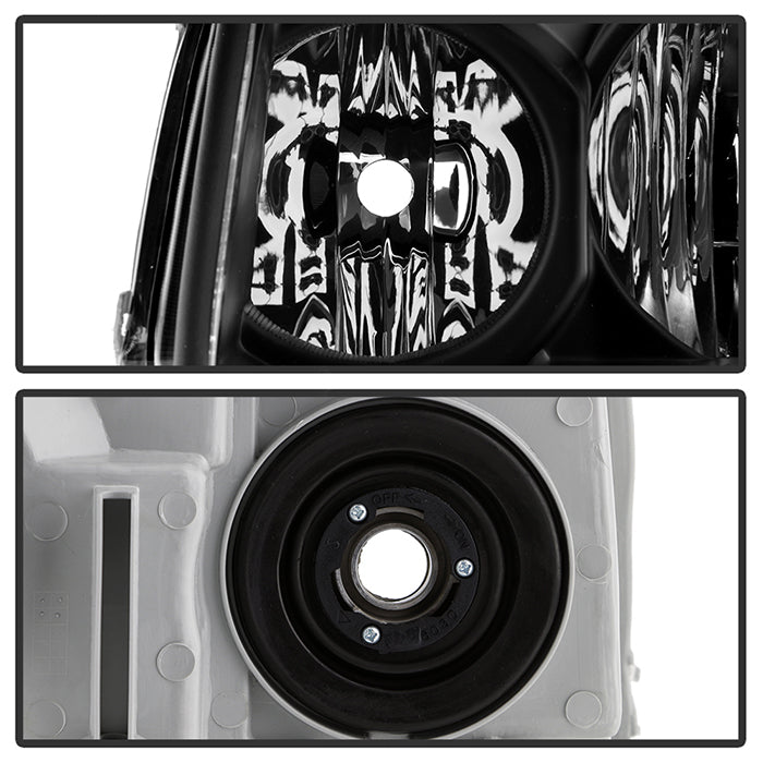 SPYDER Xtune Toyota 4Runner 03-05 Crystal Headlights Black HD-JH-T4R03-AM-BK 9023583