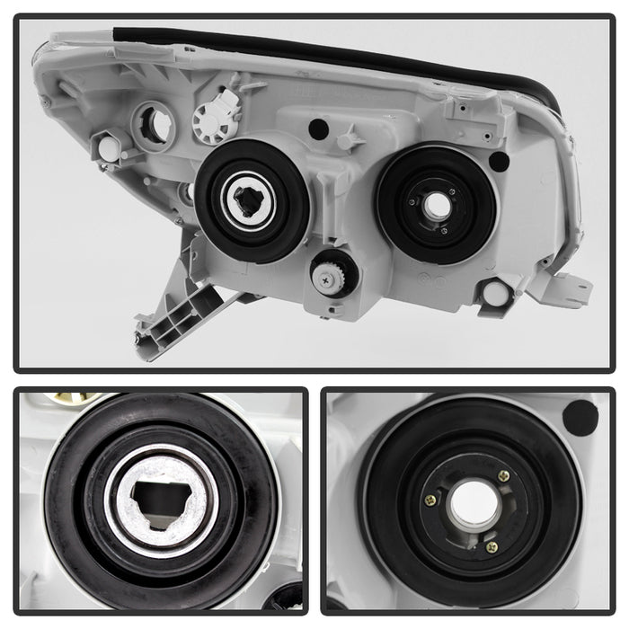 SPYDER Xtune Toyota 4Runner 06-09 Crystal Headlights Chrome HD-JH-T4R06-AM-C 9023743