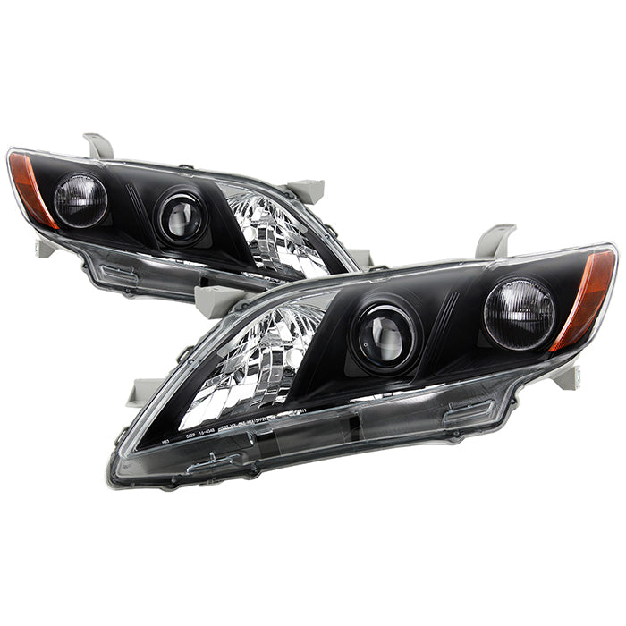 SPYDER xTune 07-09 Toyota Camry Halogen OEM Headlights - Black (HD-JH-TCAM08-AM-BK) 9943225