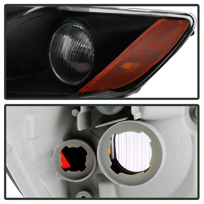 SPYDER xTune 07-09 Toyota Camry Halogen OEM Headlights - Black (HD-JH-TCAM08-AM-BK) 9943225