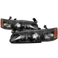 SPYDER xTune 97-99 Toyota Camry 4pc OEM Style Headlights w/Corner Lights - Black (HD-JH-TCAM97-SET-BK) 9042836