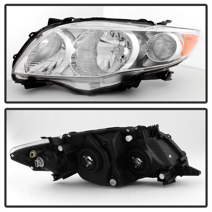 SPYDER xTune Toyota Corolla 2009-2010 Driver Side Headlight -OEM Left HD-JH-TCO09-OE-L 9035913