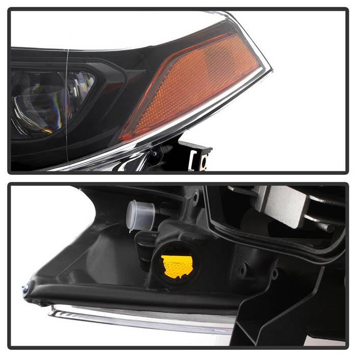 SPYDER xTune 14-16 Toyota Corolla OEM LED Headlights - Black w/Chrome (HD-JH-TCOL14-OE-BK) 9943713