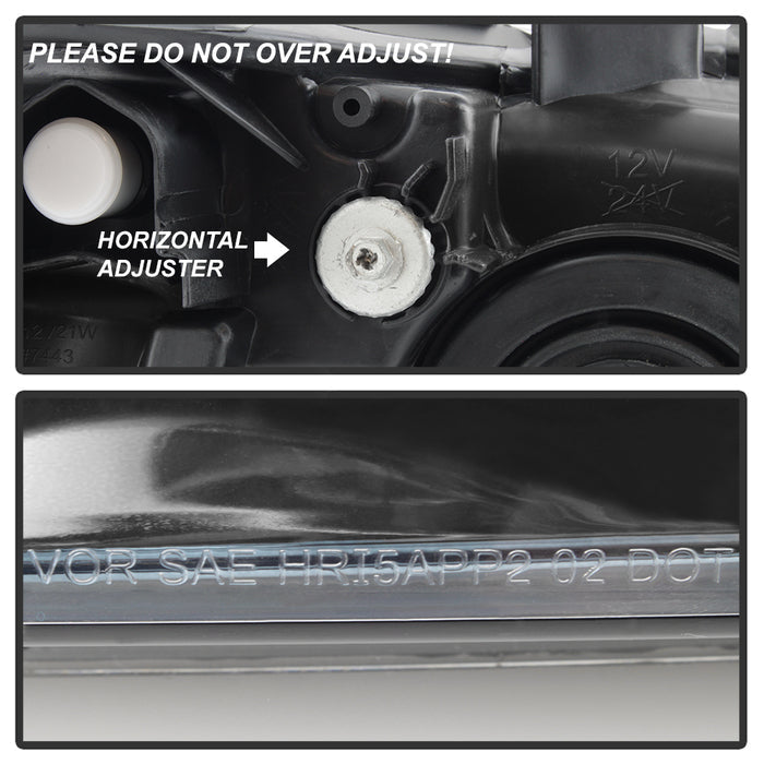SPYDER Xtune Toyota Highlander 04-06 (Non Hybrid Models) OEM Style Headlights Chrome HD-JH-THIGH04-AM-C 9039157