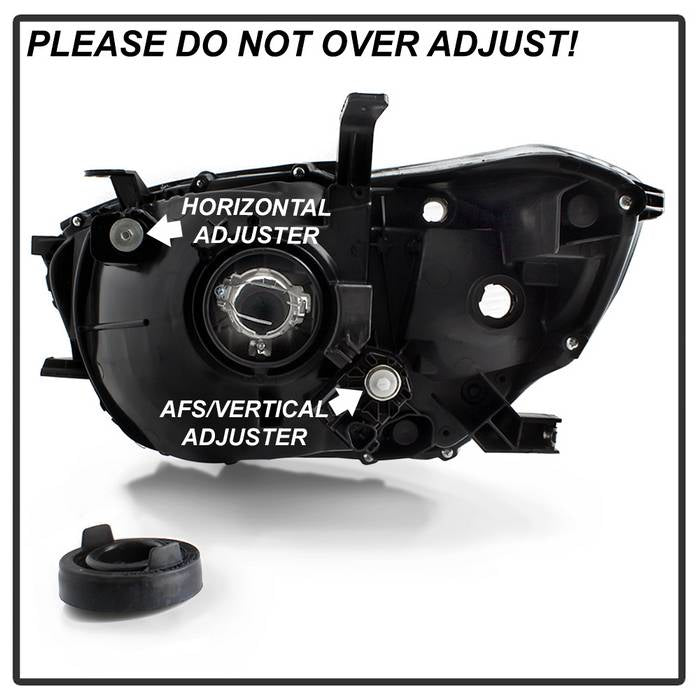 SPYDER xTune 08-10 Toyota Highlander (Excl Hybrid/Sport) OEM Style Headlights - Chrome (HD-JH-THIGH08-AM-C) 9044151