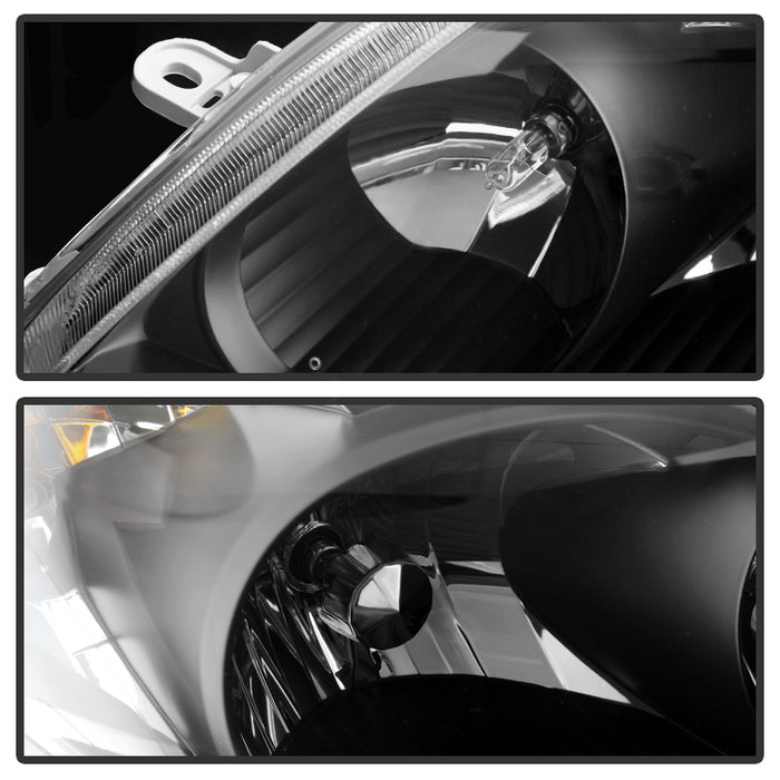 SPYDER Xtune Toyota Matrix 03-08 Crystal Headlights Black HD-JH-TM03-AM-BK 9023712