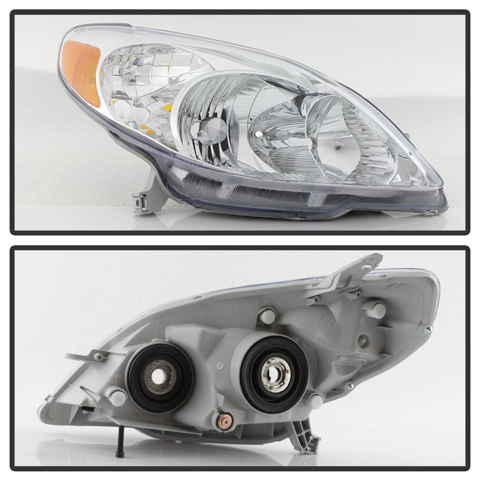 SPYDER xTune 03-08 Toyota Matrix Passenger Side Headlight - OEM Right (HD-JH-TM03-OE-R) 9038426
