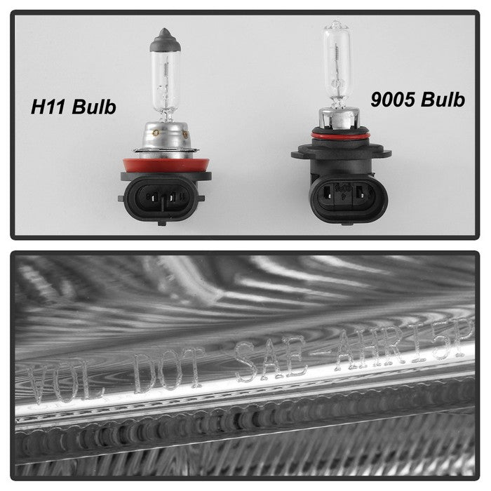 SPYDER xTune 09-12 Toyota RAV4 OEM Style Headlights - Chrome (HD-JH-TRAV409-AM-C) 9040757