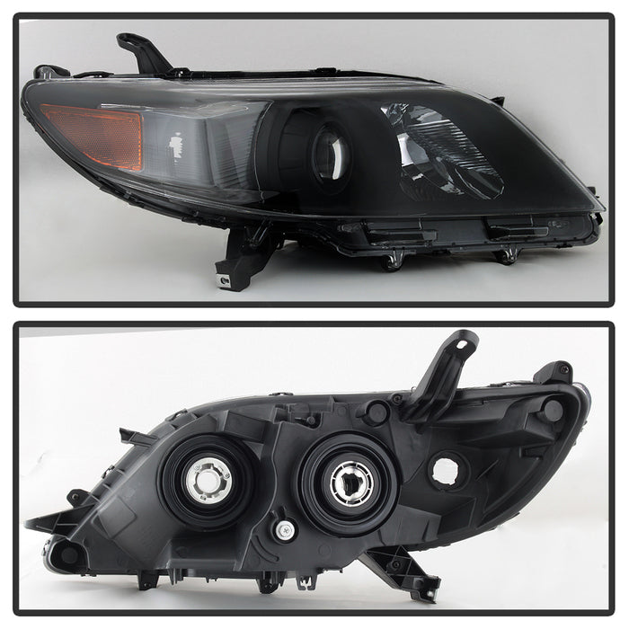 SPYDER xTune 11-16 Toyota Sienna SE Passenger Side Halogen Headlight - OEM Right (HD-JH-TSIE11-OEBK-R) 9039638