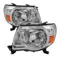 SPYDER Xtune Toyota Tacoma 05-11 Amber Crystal Headlights Chrome HD-JH-TT05-AM-C 5073891