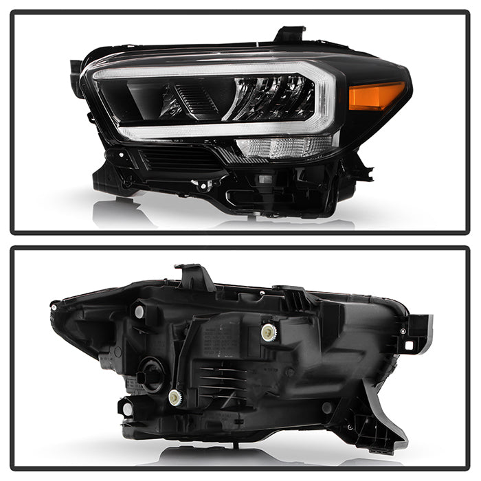 SPYDER Xtune 20-22 Toyota Tacoma Full LED w/DRL Headlight - OE Black Left (HD-JH-TTA20-FLED-OE-BK-L) 9953323