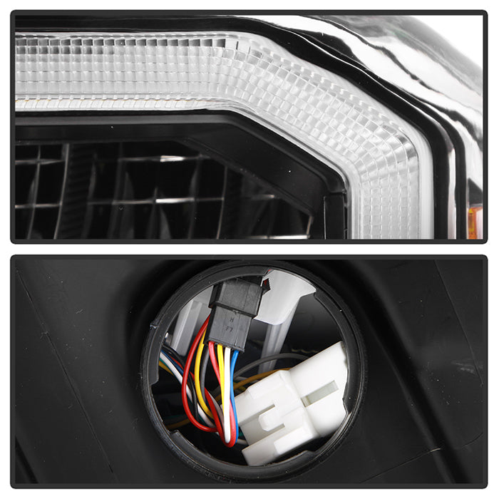 SPYDER Xtune 20-22 Toyota Tacoma Full LED w/DRL Headlight - OE Black Left (HD-JH-TTA20-FLED-OE-BK-L) 9953323