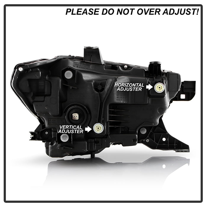 SPYDER Xtune 20-22 Toyota Tacoma Full LED w/DRL Headlight - OE Black Left (HD-JH-TTA20-FLED-OE-BK-L) 9953323