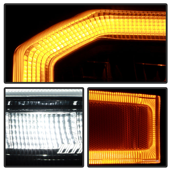 SPYDER Xtune 20-22 Toyota Tacoma Full LED w/DRL Headlight - OE Black Right (HD-JH-TTA20-FLED-OE-BK-R) 9953330