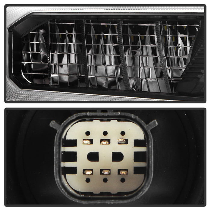 SPYDER Xtune 20-22 Toyota Tacoma Full LED w/DRL Headlight - OE Black Right (HD-JH-TTA20-FLED-OE-BK-R) 9953330